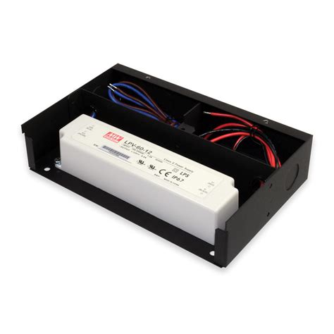 led power supply junction box|junction box for led lights.